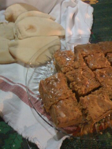 Pan pita y pan de zanahoria