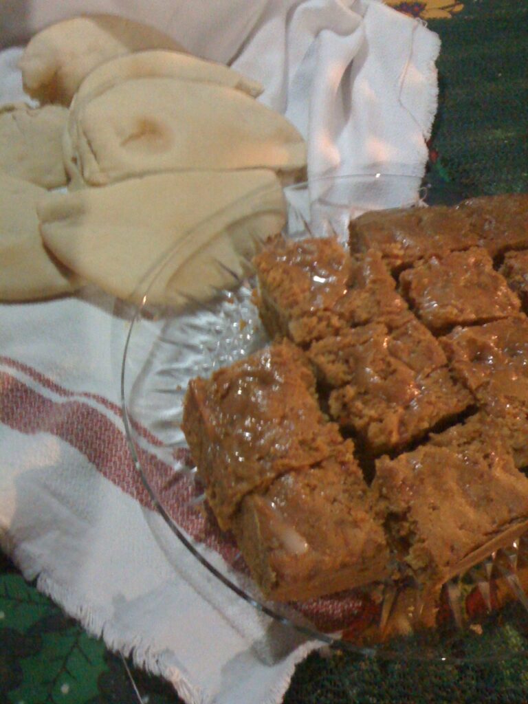 Pan pita y pan de zanahoria