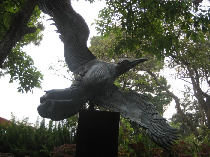 Escultura de una ave