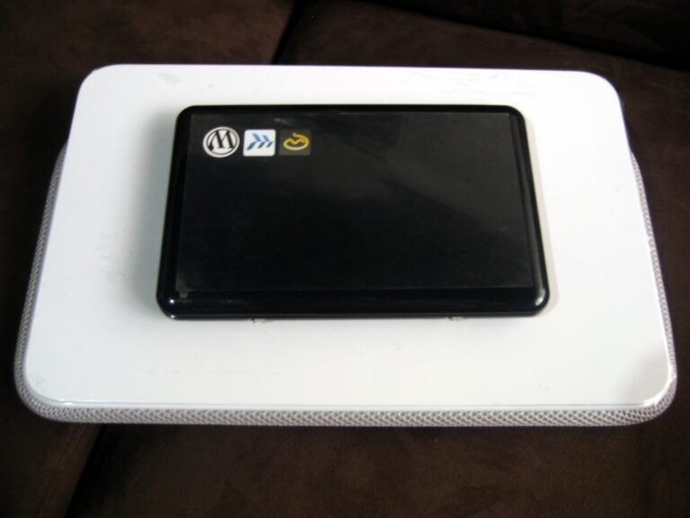 Hp mini 1000 en el Lapdesk