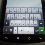 Nexus One con el teclado del HTC Sense