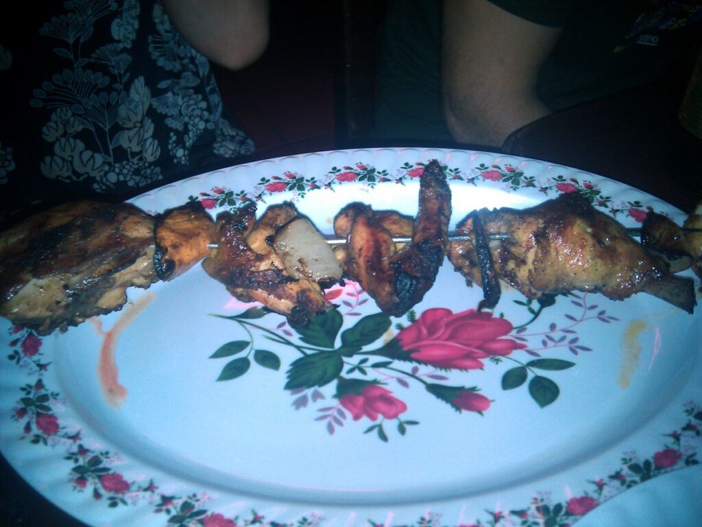 Pinchos de pollo