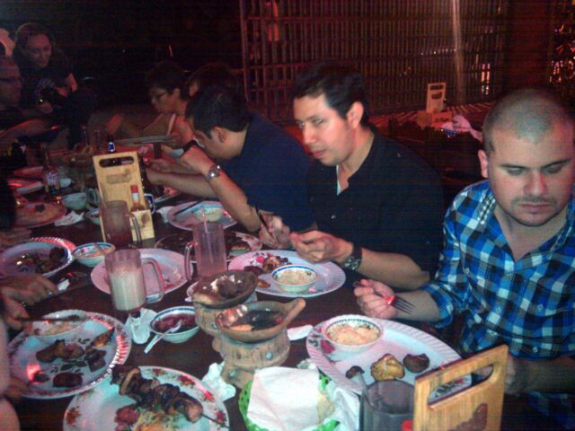 Nos sirvieron tanta comida :S