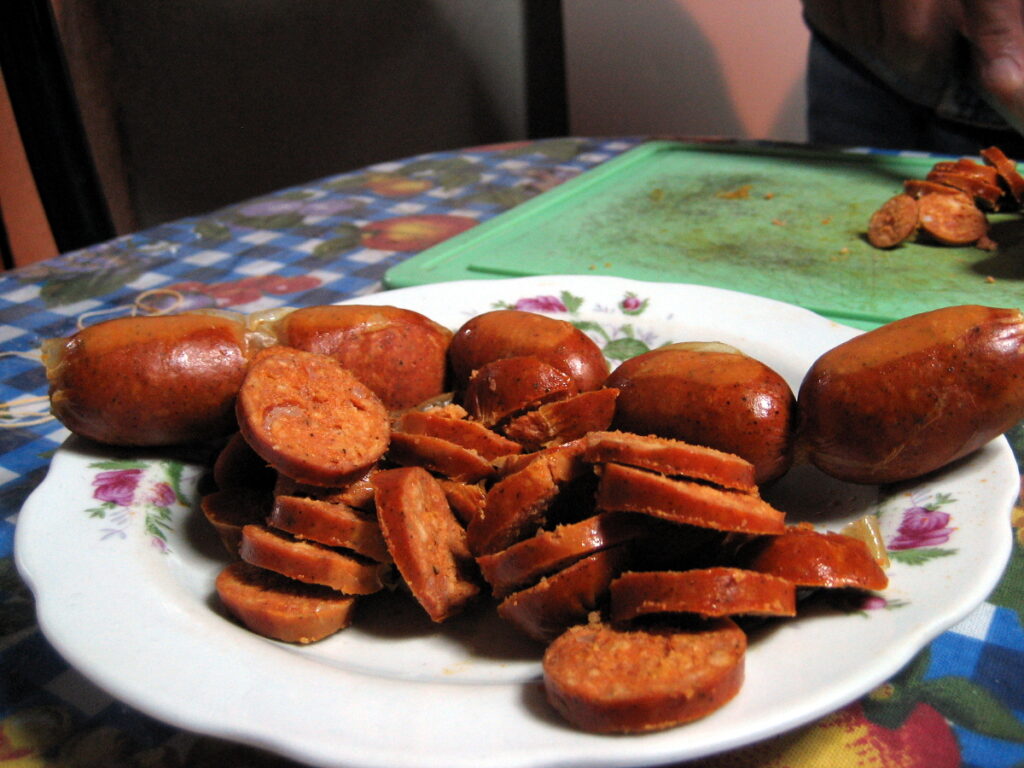 Rodajas de chorizo