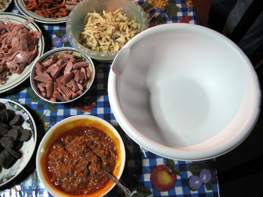 El traste para juntar todo