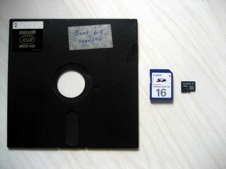 Diskette, SD y microSD