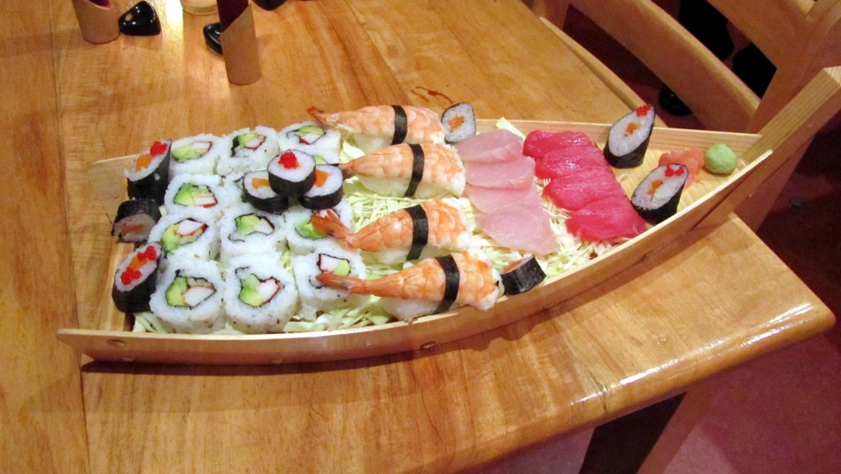 Barquito de sushi