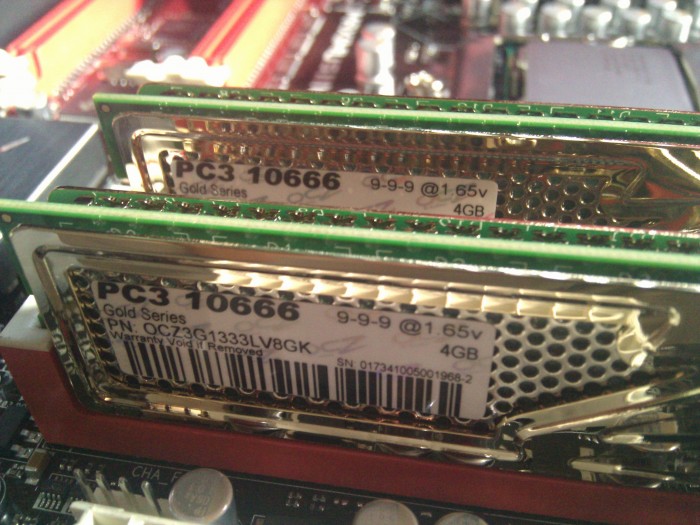Memoria RAM OCZ 8GB