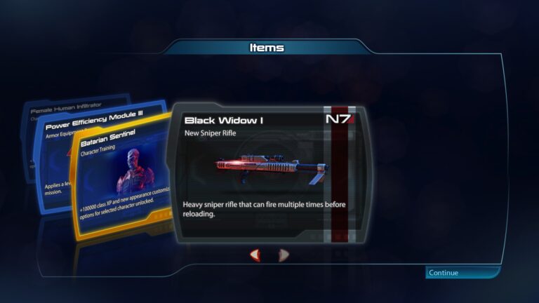 Mass Effec 3: Black Window card for Multiplayer