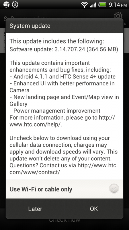 Actualización del HTC One X a Jelly Bean (4.1.1)
