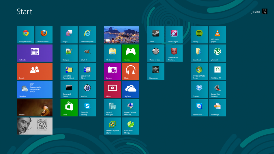 El nuevo inicio de Windows 8