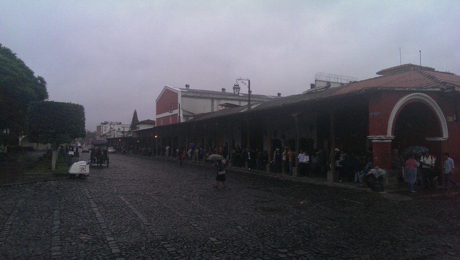 Época lluviosa en  Antigua Guatemala