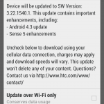 Android 4.3 para el HTC One Developer Edition