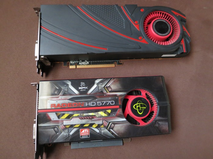 AMD Radeon R9 290 y ATI Radeon 5770