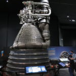 Uno de los motores F1 del Saturn V