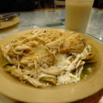 Chilaquiles con pollo y salsa verde @ Casa de Toño