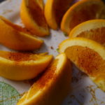 Naranja con sal de gusano
